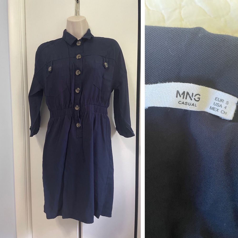Blue MNG dress